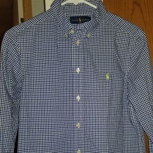 Boy long sleeve button down shirt